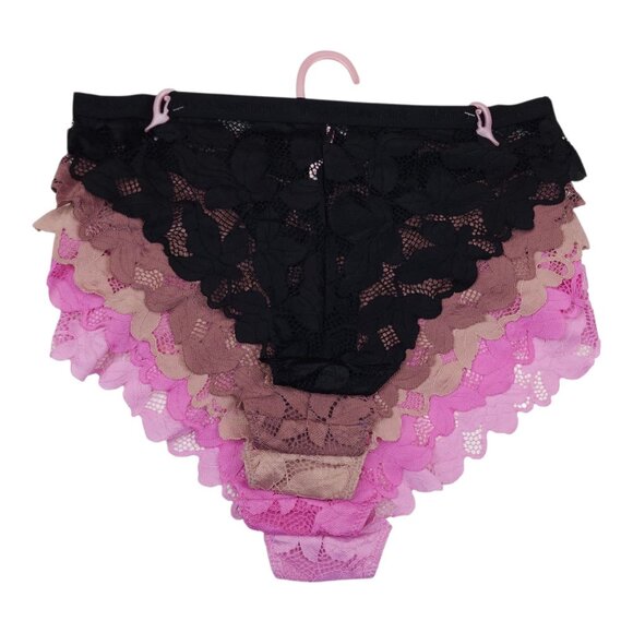 Juicy Couture Intimates Lace Cheeky Panties Large 5 Pack Nylon/Spandex - Picture 3 of 13